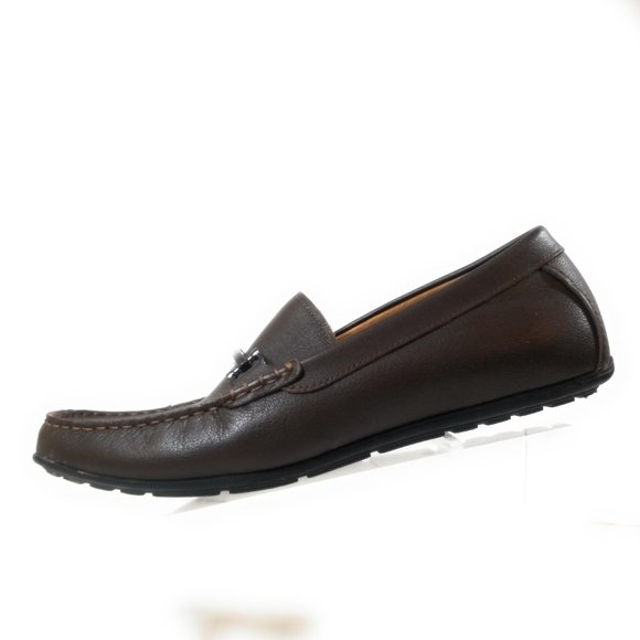 Vionic 556 Mason Men Brown Leather Loafers Horsebit Buckle Slip On Shoes Size 12 main image 6